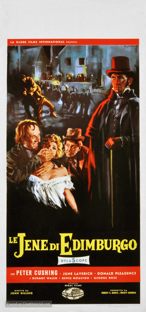 The Flesh and the Fiends - Italian Movie Poster