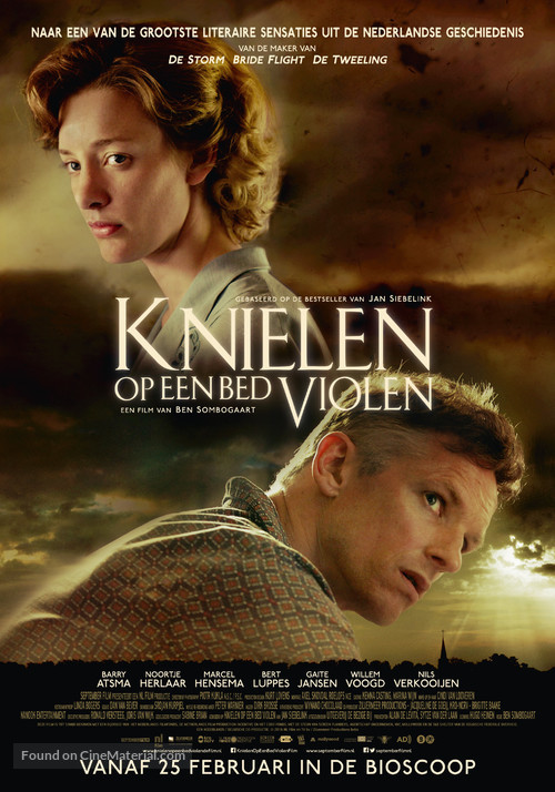 Knielen op een bed violen - Dutch Movie Poster