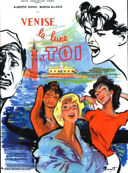 Venezia, la luna e tu - French Movie Poster