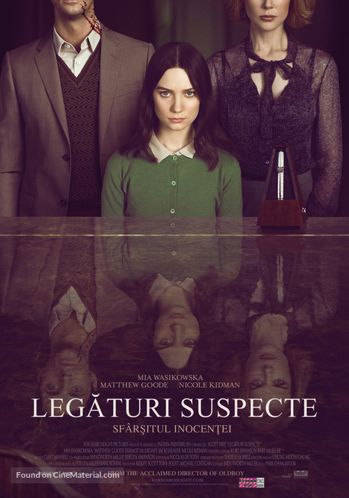 Stoker - Romanian Movie Poster