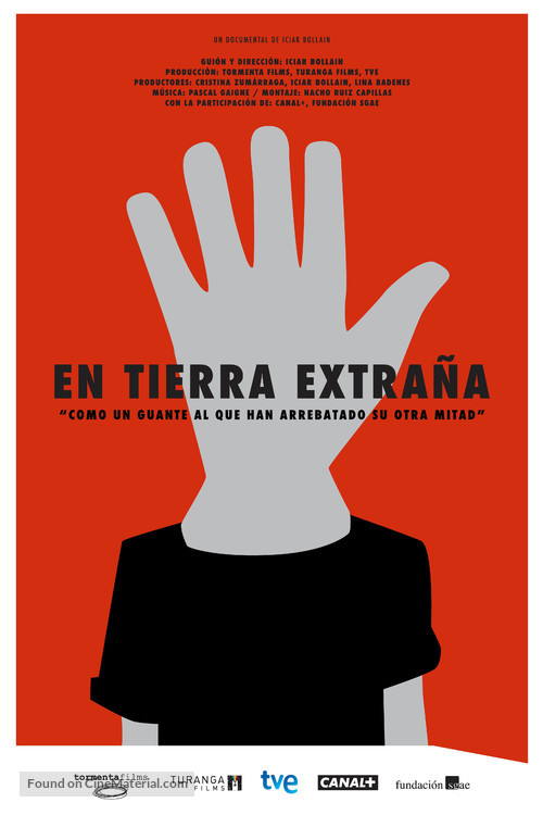 En tierra extra&ntilde;a - Spanish Movie Poster