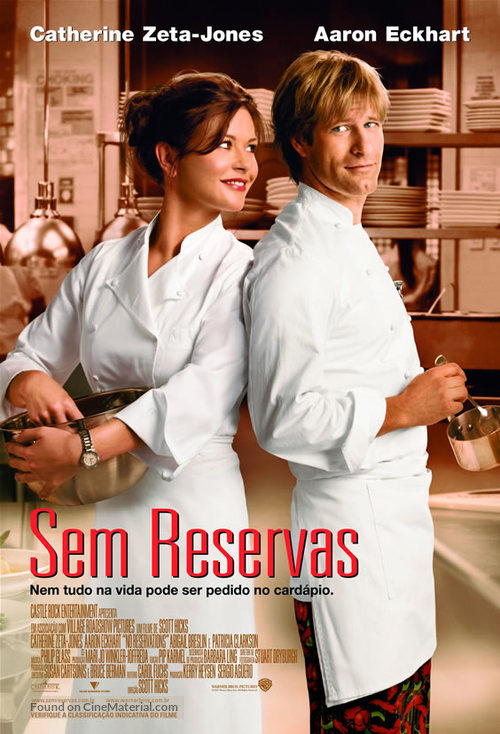 No Reservations - Brazilian Movie Poster