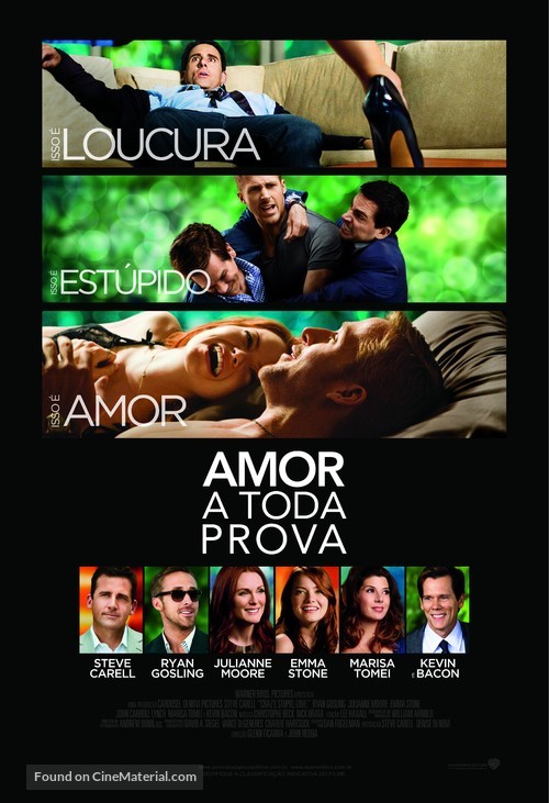 Crazy, Stupid, Love. - Brazilian Movie Poster