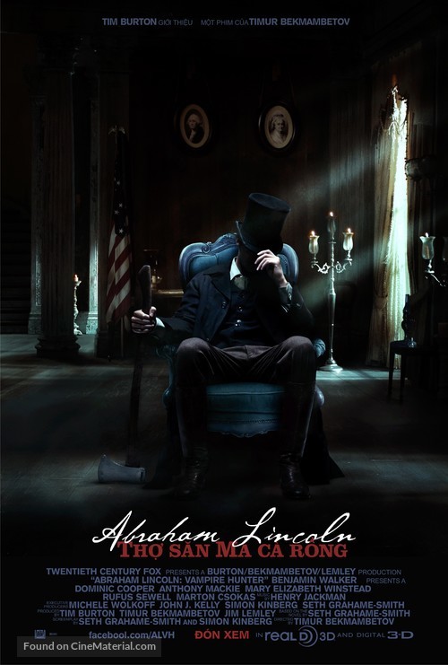 Abraham Lincoln: Vampire Hunter - Vietnamese Movie Poster