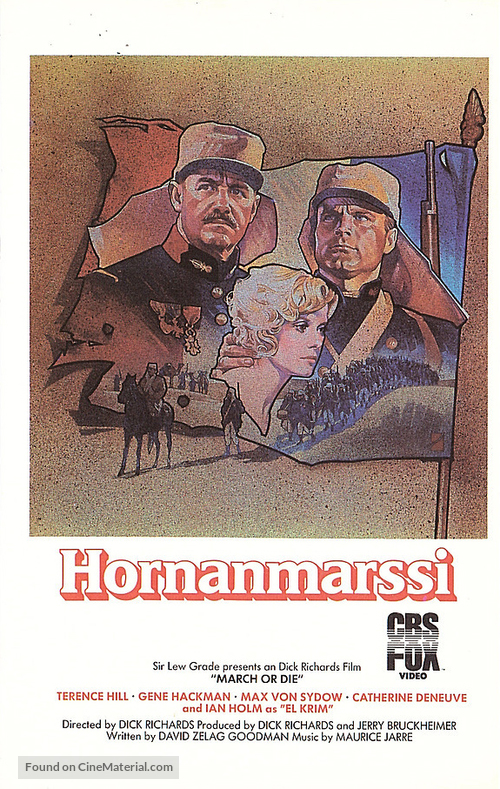 March or Die - Finnish VHS movie cover