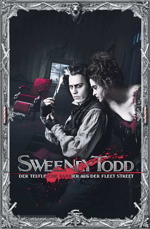 Sweeney Todd: The Demon Barber of Fleet Street - German Movie Poster