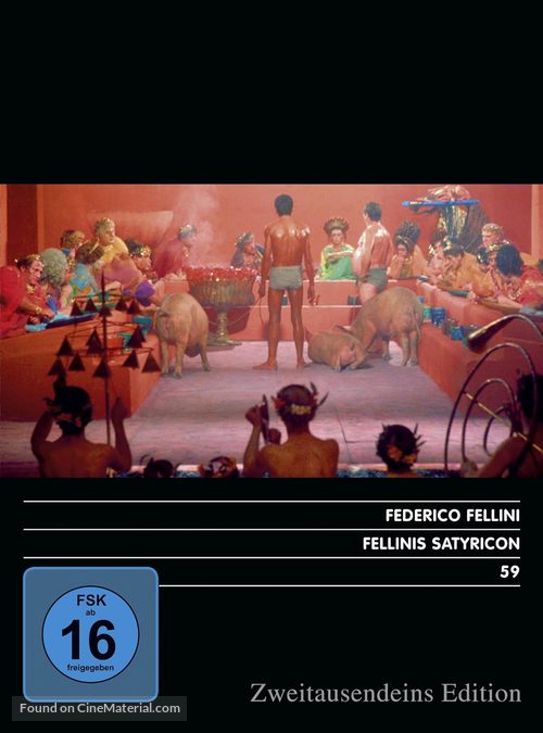 Fellini - Satyricon - German Movie Cover
