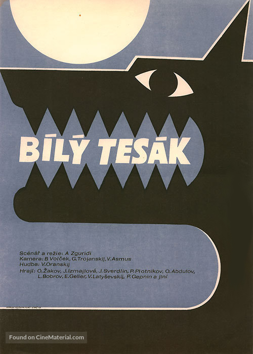 Belyy klyk - Czech Movie Poster