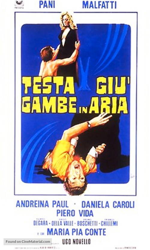 Testa in gi&ugrave;, gambe in aria - Italian Movie Poster