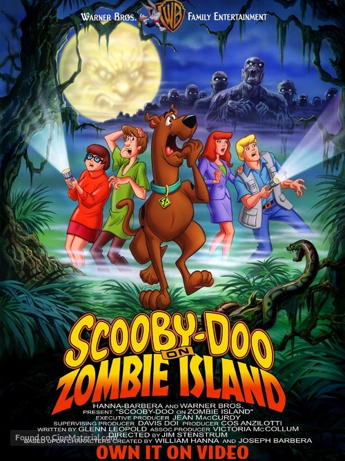 Scooby-Doo on Zombie Island - Video release movie poster