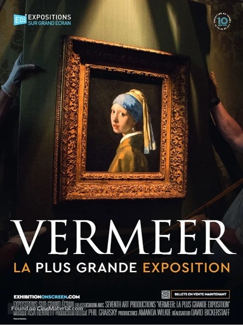 Vermeer: The Greatest Exhibition - French Movie Poster