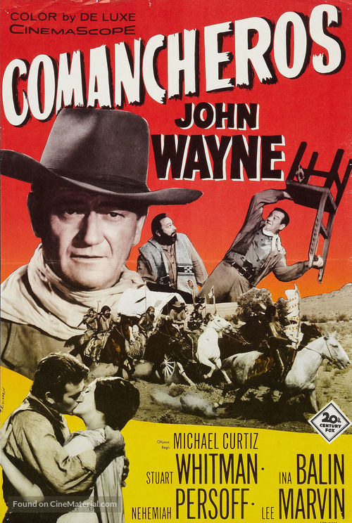 The Comancheros - Finnish Movie Poster