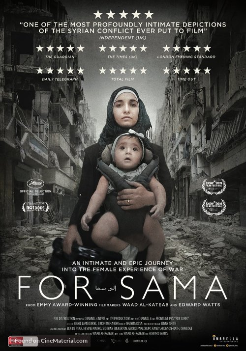 For Sama - Australian Movie Poster