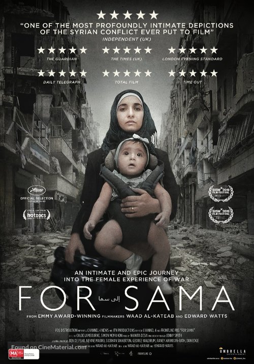 For Sama - Australian Movie Poster