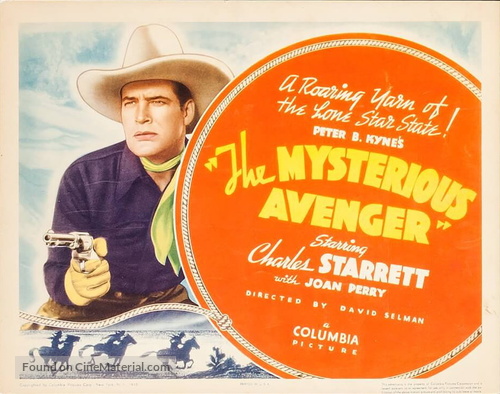 The Mysterious Avenger - Movie Poster