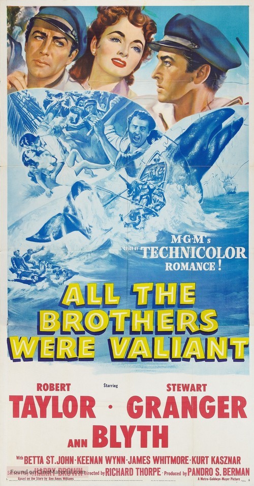 All the Brothers Were Valiant - Movie Poster