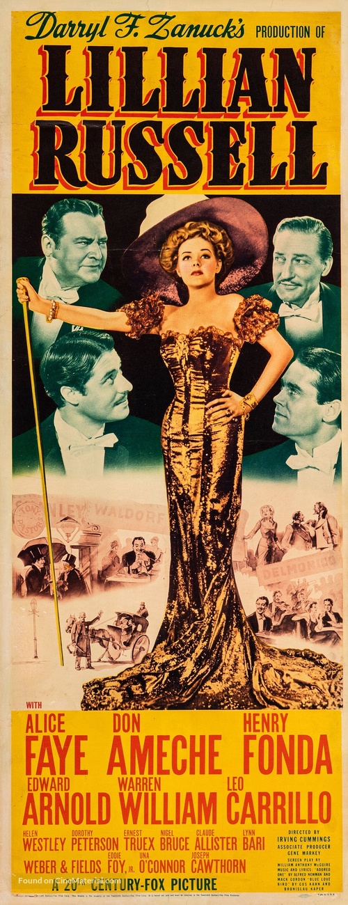 Lillian Russell - Movie Poster