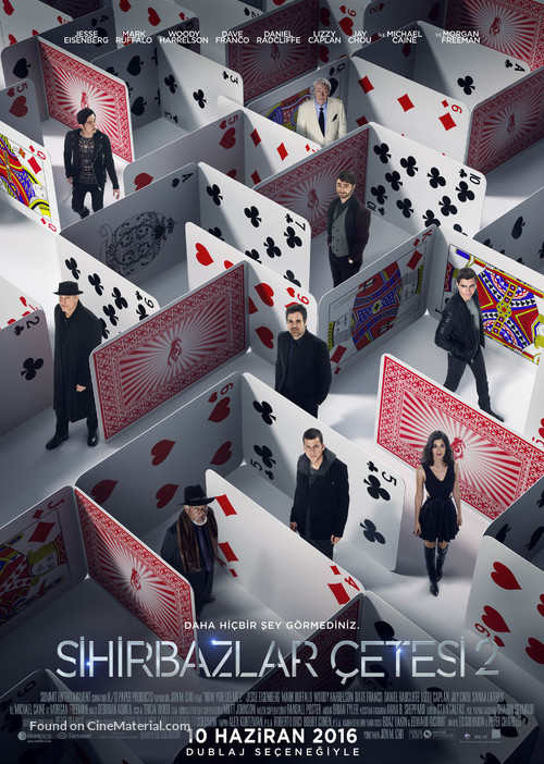 Now You See Me 2 - Turkish Movie Poster