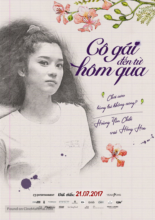 Co gai den tu hom qua - Vietnamese Movie Poster