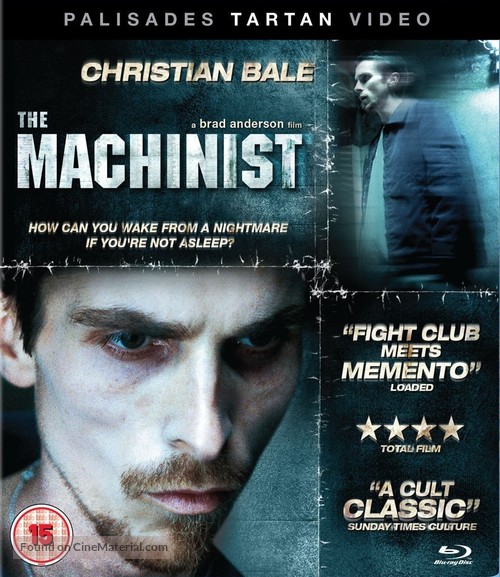 The Machinist - British Blu-Ray movie cover
