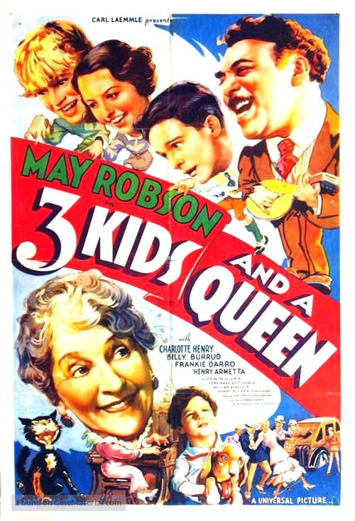 Three Kids and a Queen - Movie Poster