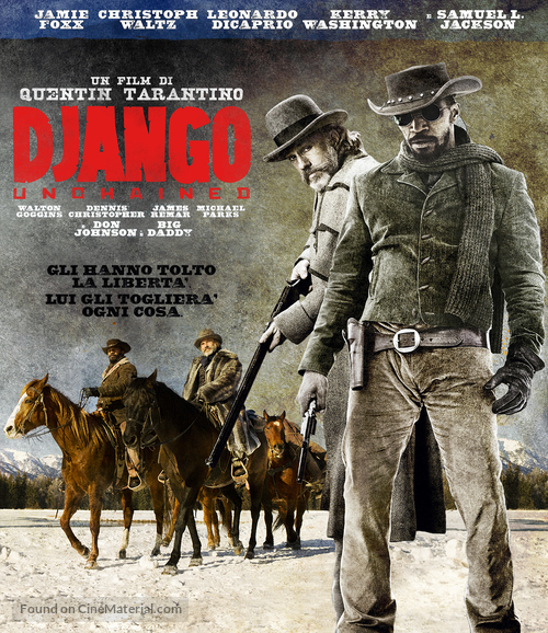 Django Unchained - Italian Blu-Ray movie cover