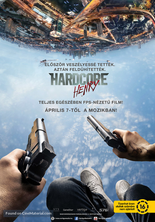 Hardcore Henry - Hungarian Movie Poster