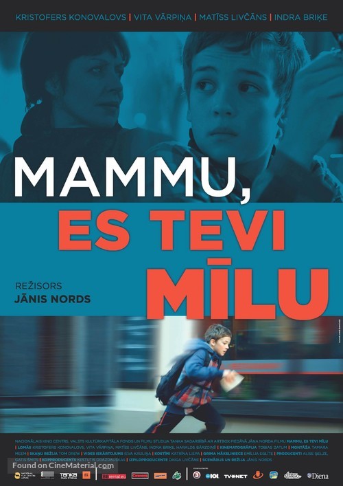 Mammu, es Tevi milu - Latvian Movie Poster