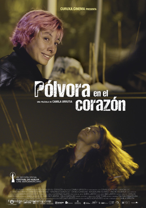 P&oacute;lvora en el coraz&oacute;n - Spanish Movie Poster