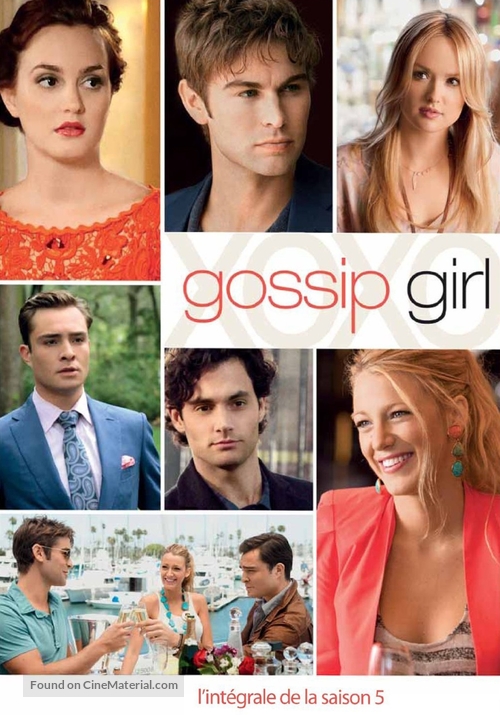 &quot;Gossip Girl&quot; - French DVD movie cover
