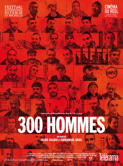 300 hommes - French Movie Poster