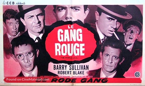 The Purple Gang - Belgian Movie Poster