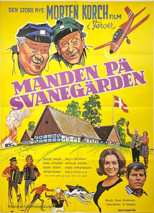 Manden p&aring; Svaneg&aring;rden - Danish Movie Poster
