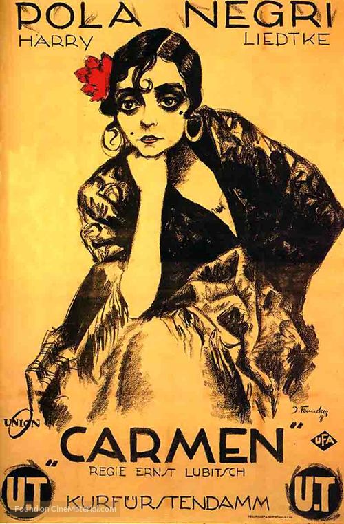 Carmen - German Theatrical movie poster