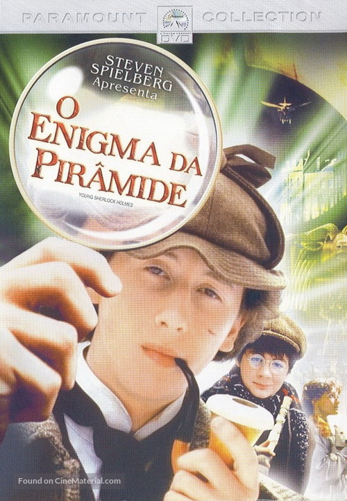 Young Sherlock Holmes - Brazilian DVD movie cover