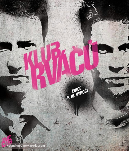 Fight Club - Czech Blu-Ray movie cover