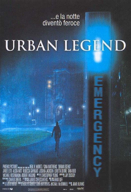 Urban Legend - Italian Movie Poster