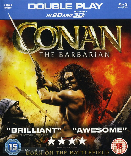 Conan the Barbarian - British Blu-Ray movie cover