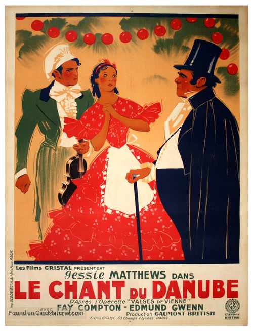 Waltzes from Vienna - French Movie Poster