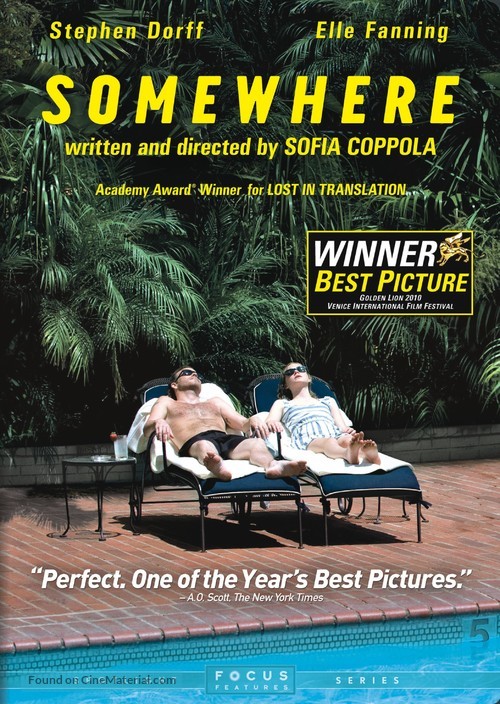 Somewhere - DVD movie cover