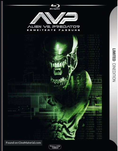 AVP: Alien Vs. Predator - German Blu-Ray movie cover