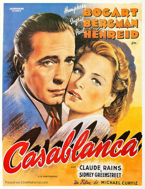 Casablanca - Spanish Movie Poster