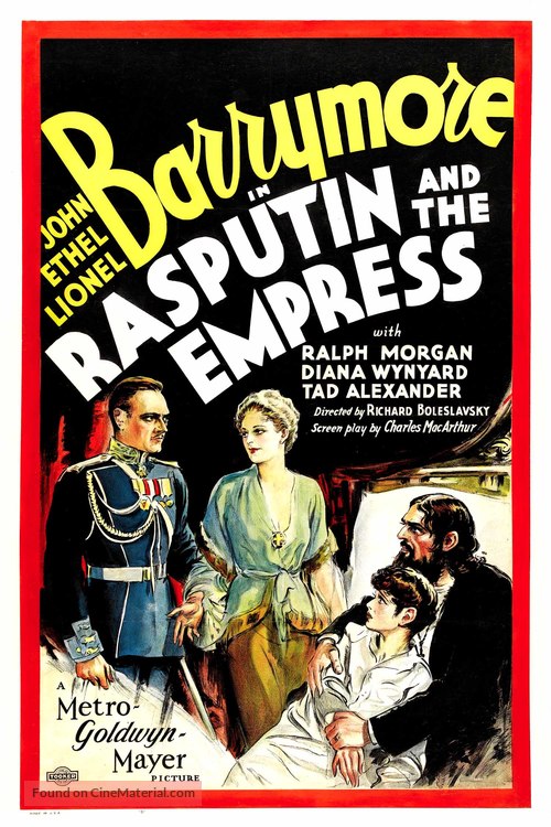 Rasputin and the Empress - Movie Poster