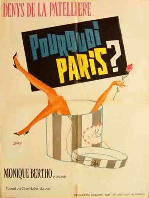 Pourquoi Paris? - French Movie Poster