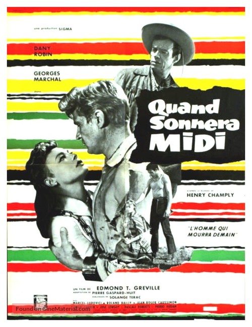 Quand sonnera midi - French Movie Poster