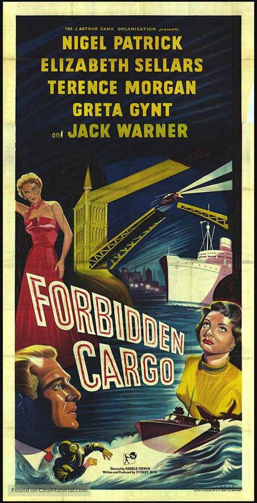 Forbidden Cargo - British Movie Poster