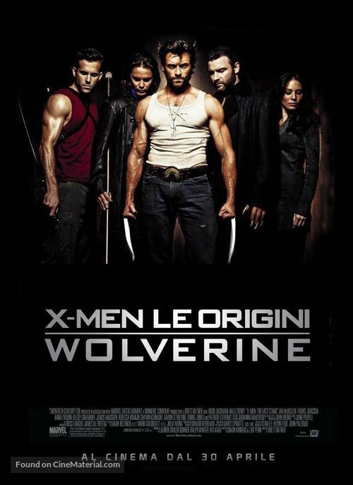 X-Men Origins: Wolverine - Italian Movie Poster