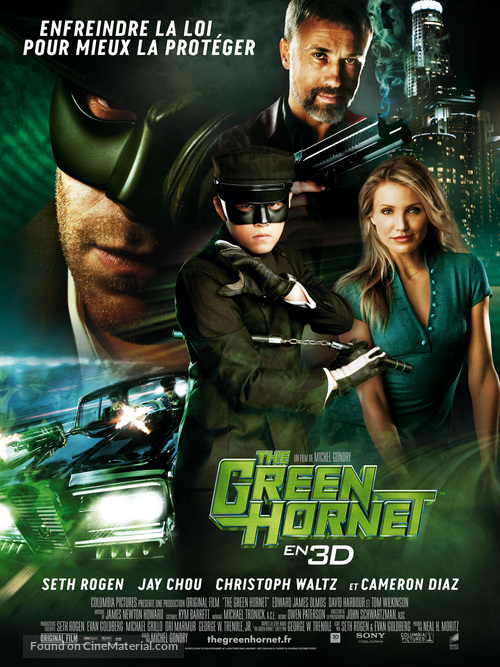 The Green Hornet - French Movie Poster