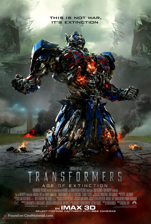 Transformers: Age of Extinction - Movie Poster