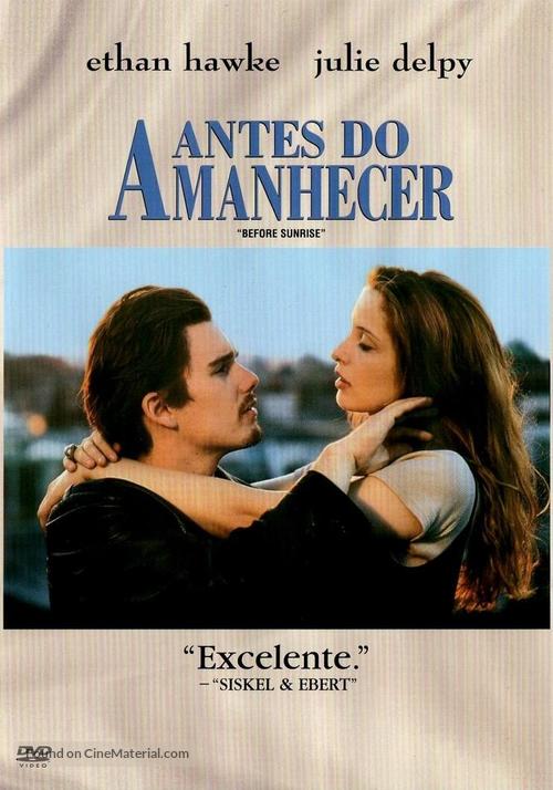 Before Sunrise - Portuguese DVD movie cover